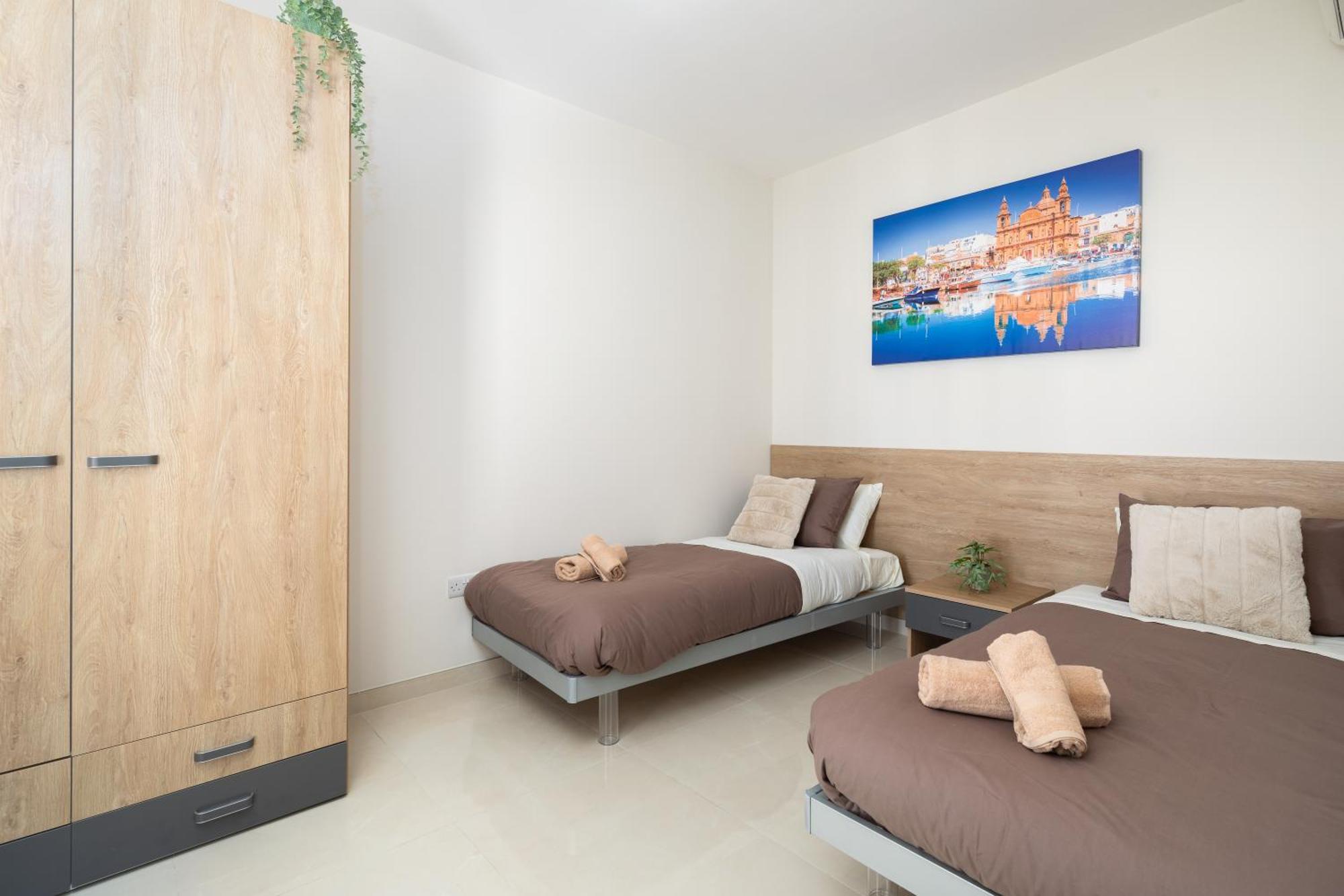 Edka Suites - Modern Sunlit 2Bd Apartments With Balconies - Close To Sliema Promenade, St Julian'S & St Georges Bay Gzira Екстер'єр фото