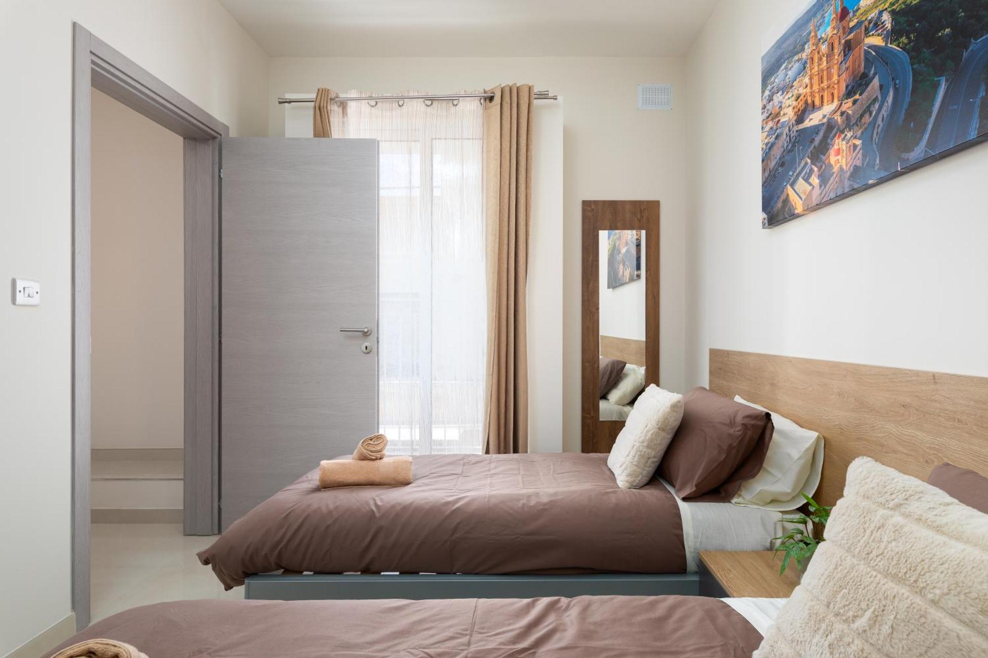 Edka Suites - Modern Sunlit 2Bd Apartments With Balconies - Close To Sliema Promenade, St Julian'S & St Georges Bay Gzira Екстер'єр фото
